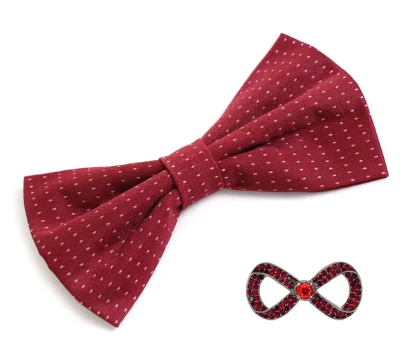 Random_Stripe_Bow_Tie_For_Men_Polka-Dots_Bowties_With_Brooch