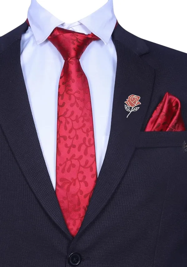 Men_Premium_Necktie_Set_with_Matching_Pocket_Square_&_Rose_Brooch_�_9_Elegant_Color_Options_|_Formal_Combo