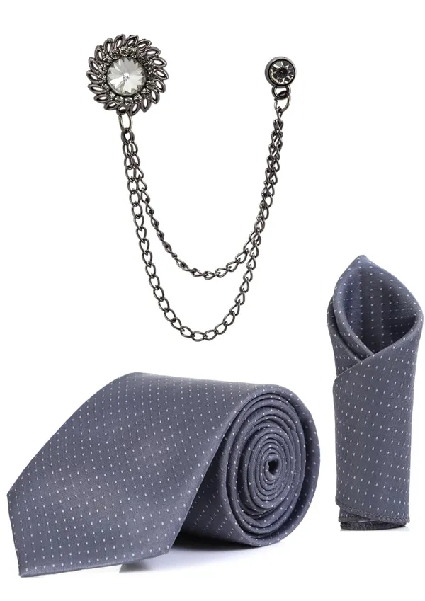 Necktie_With_Pocket_Square_&_Stylish_Brooch_Polka-Dots_Tie_Set_(PackOf_3)