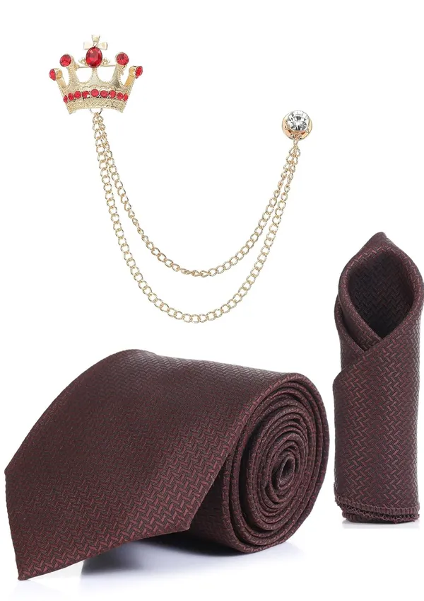 Premium_Men_Necktie,_Pocket_Square_&_Brooch_Combo_Set_Formal_Wear_�_Available_in_9_Colors