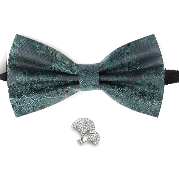 Bow_Tie_With_Stylish_brooch_For_Men_16_Elegant_Colors_�_Wide_variety_to_match_any_outfit