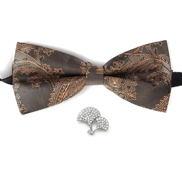 Bow_Tie_With_Stylish_brooch_For_Men_16_Elegant_Colors_�_Wide_variety_to_match_any_outfit