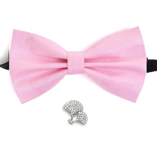 Bow_Tie_With_Stylish_brooch_For_Men_16_Elegant_Colors_�_Wide_variety_to_match_any_outfit