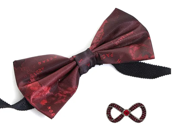 Random_Stripe_Men's_Bow_Ties_Pre-Tied_Style_Formal_Satin_Classic_Bowtie_for_jacquard_Self-design_With_Stylish_brooch