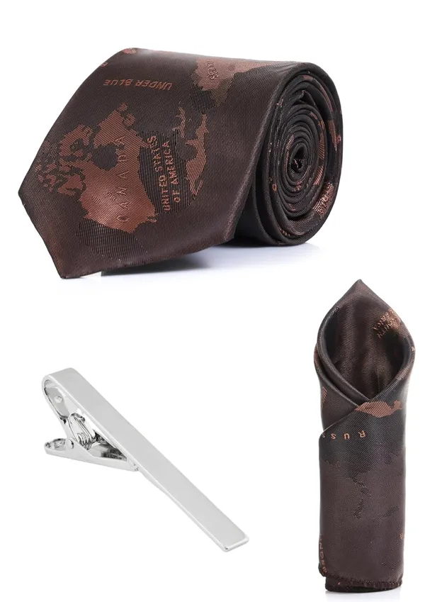 Necktie_With_Pocket_Square_&_Tiepin_Silver_Plated_Stilish_Combo_Set_For_Men