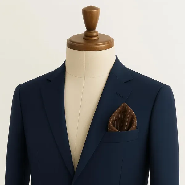 Random_Stripe_Pocket_square_For_Men_Lining_Self_Design_Party_&_weeding_suits_hankey_with_Gifted_Box