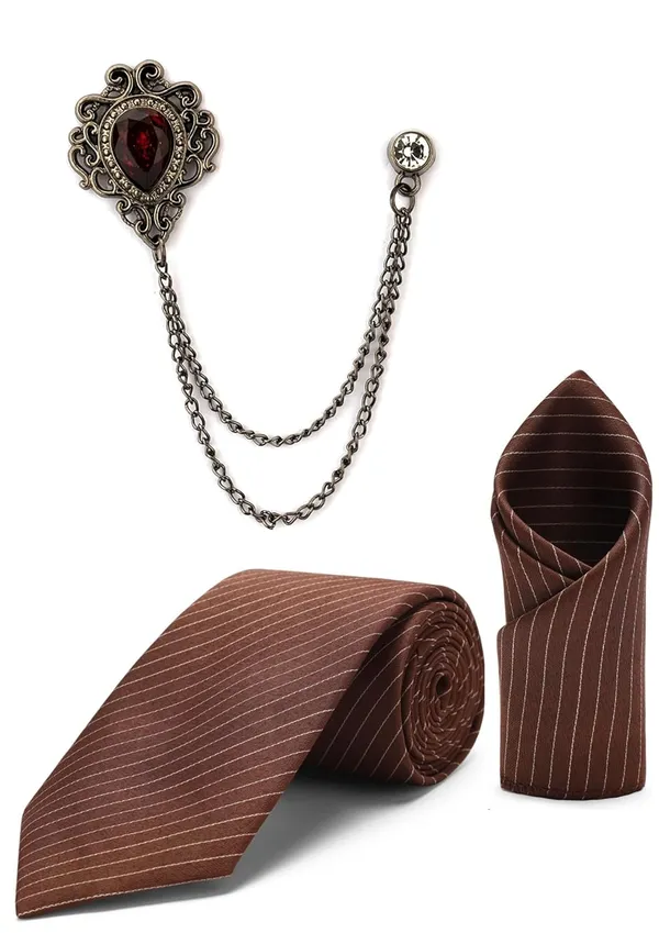 Men_Tie,_Pocket_Square_&_Brooch_Combo_Set_Self-Lining�_Premium_Formal_Accessories_�_3_Elegant_Colors