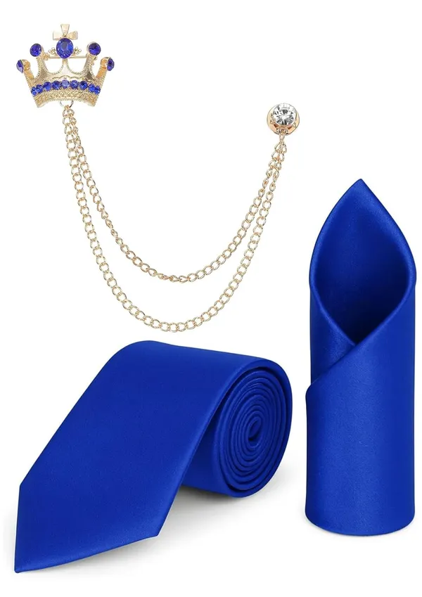 Complete_3-in-1_Gift_Set_�_Includes_premium_necktie,_matching_pocket_square_&_stylish_brooch_for_a_dashing_look.