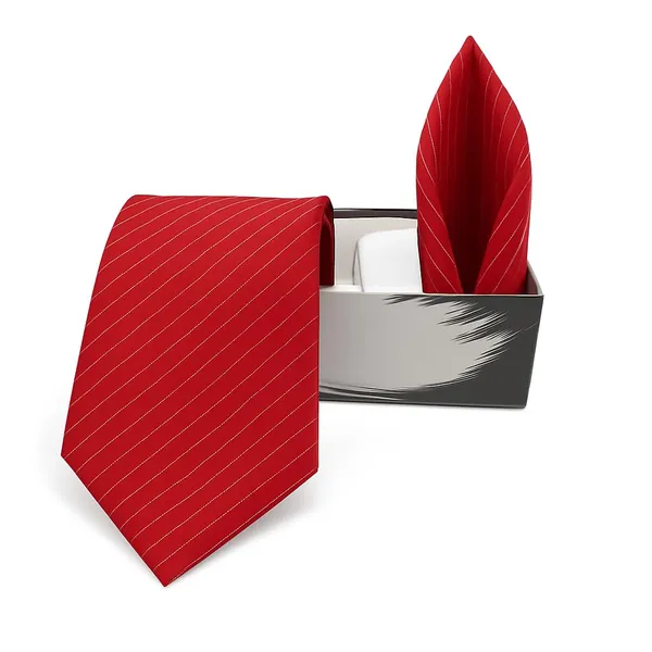 Random_Stripe_Men_Classic_Business_&_wedding_Necktie_Pocket_Square_Set_Microfiber_Fabric_(1_Tie_1_Hankey_1_Gifted_paper_box)