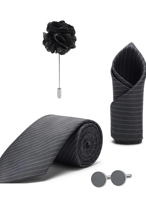 Random_Stripe_Men_Premium_Pinstripe_Necktie_Gift_Set_Tie,_Pocket_Square,_Cufflinks_&_Brooch_|_Formal_Wear_(7_Colors)