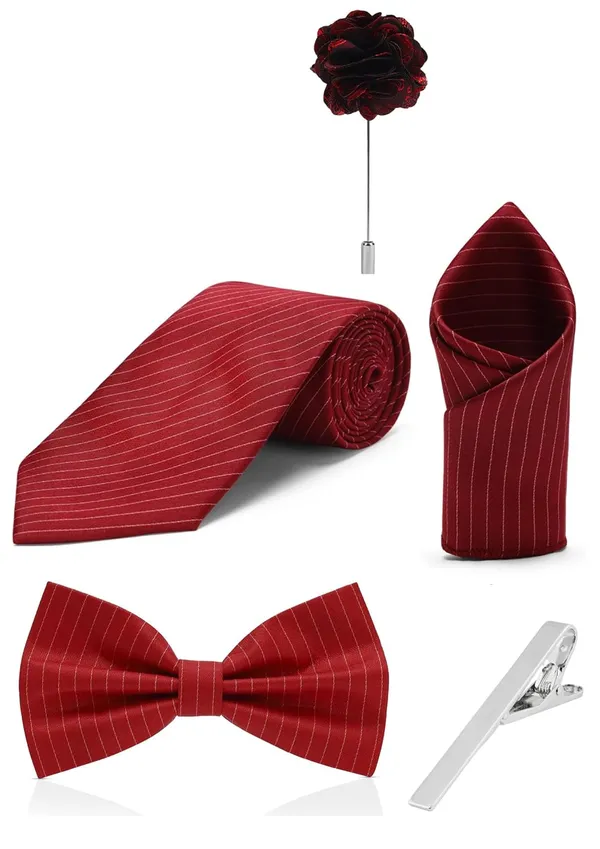 Random_Stripe_Men_Necktie,_Bow_Tie,_Pocket_Square_&_Brooch_Set_Premium_Formal_Accessories_(7_Colors_Available)
