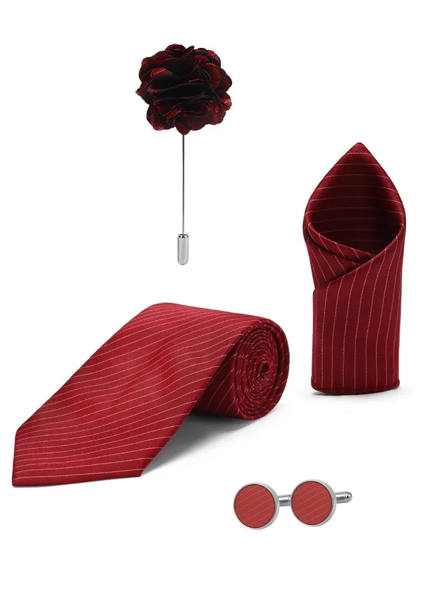 Random_Stripe_Men_Premium_Pinstripe_Necktie_Gift_Set_Tie,_Pocket_Square,_Cufflinks_&_Brooch_|_Formal_Wear_(7_Colors)