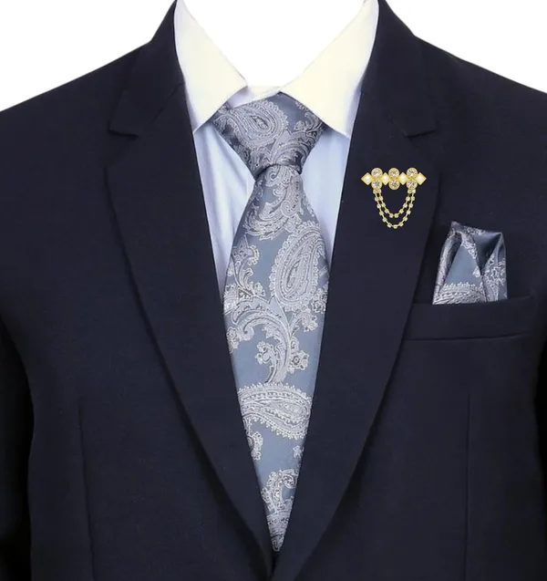 Men_Premium_Necktie,_Pocket_Square_&_Brooch_Combo_16_Colors_Gift_Set