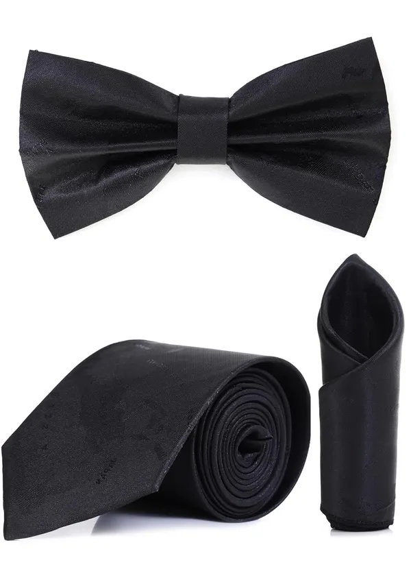 Men_Necktie,_Bow_Tie_&_Pocket_Square_Set_�_World_Map_Print_|_12_Colors_Complete_3-Piece_Set