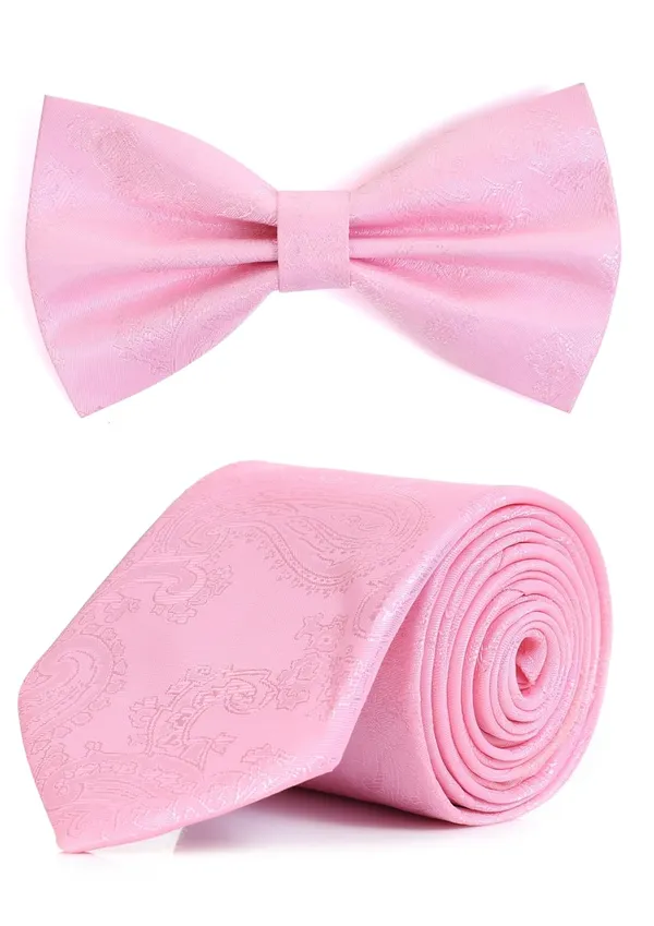 3-in-1_Combo_Set_�_Includes_1_Necktie,_1_Pre-tied_Bow_Tie,_and_1_Pocket_Square.