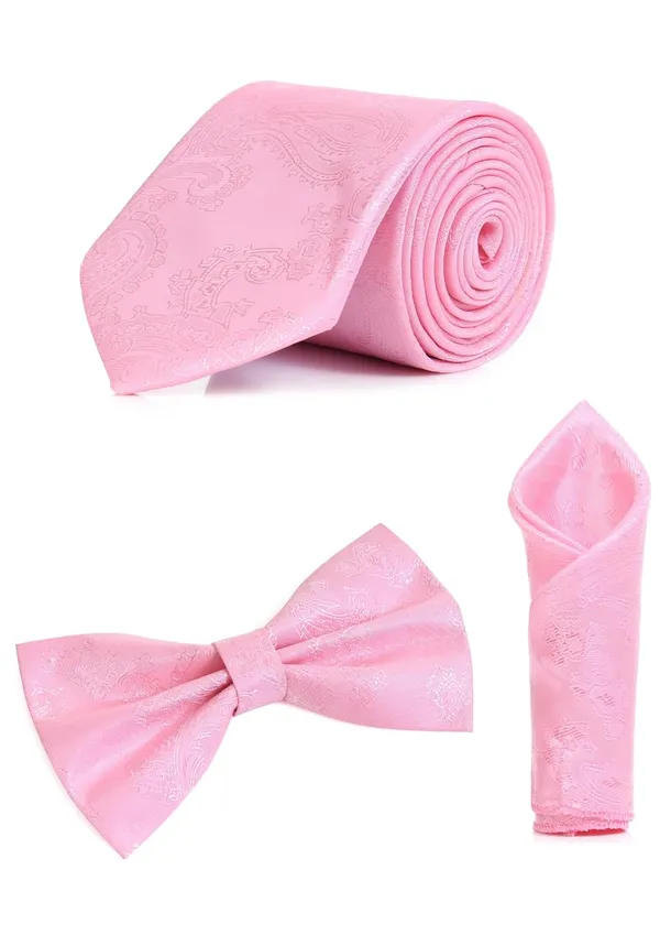 3-in-1_Combo_Set_�_Includes_1_Necktie,_1_Pre-tied_Bow_Tie,_and_1_Pocket_Square.