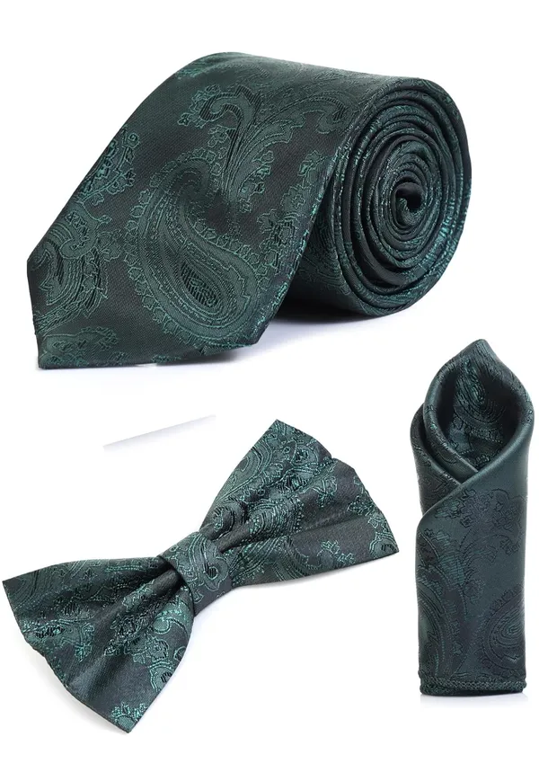 3-in-1_Combo_Set_�_Includes_1_Necktie,_1_Pre-tied_Bow_Tie,_and_1_Pocket_Square.