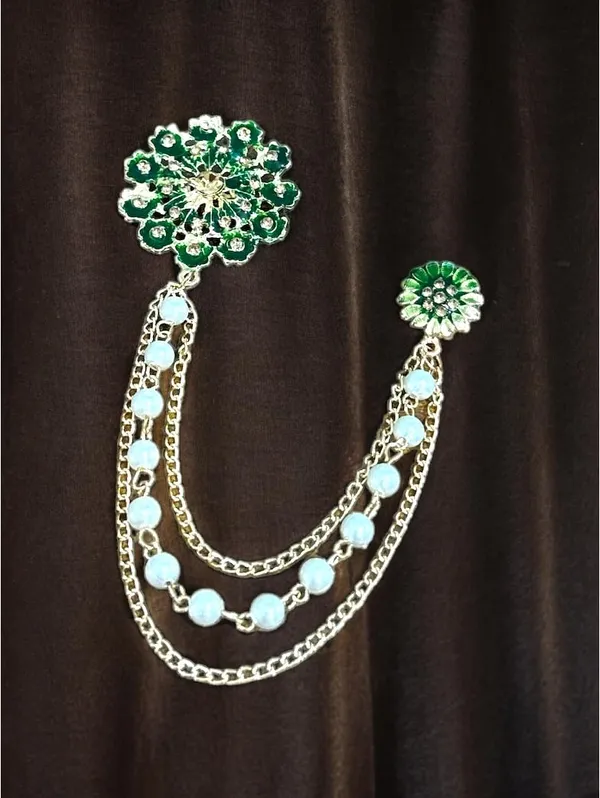 Chain_Brooch_Lapel_Pin_for_Men's_Suit,_Metal_Stud,_Shirt_Studs,_Accessories_for_Men_Women_on_Wedding,_Anniversary,_Dinner_Parties_(Green)