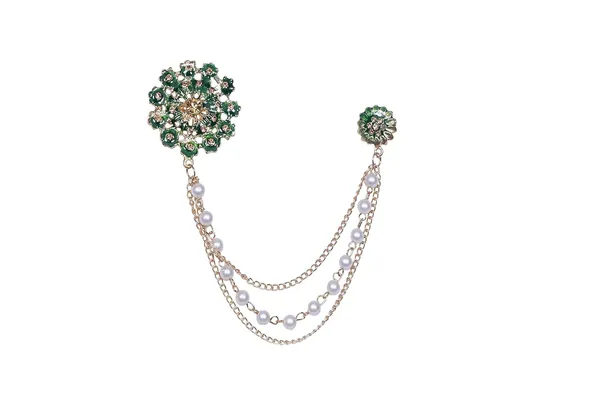 Chain_Brooch_Lapel_Pin_for_Men's_Suit,_Metal_Stud,_Shirt_Studs,_Accessories_for_Men_Women_on_Wedding,_Anniversary,_Dinner_Parties_(Green)