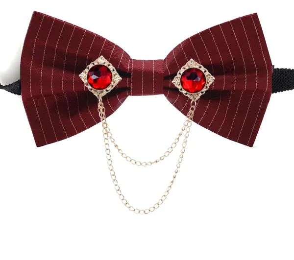 Premium_Striped_Red_Bow_Tie_with_Gold_Chain_&_Gem_Brooch_|_Luxury_Satin_Bow_Tie_for_Men
