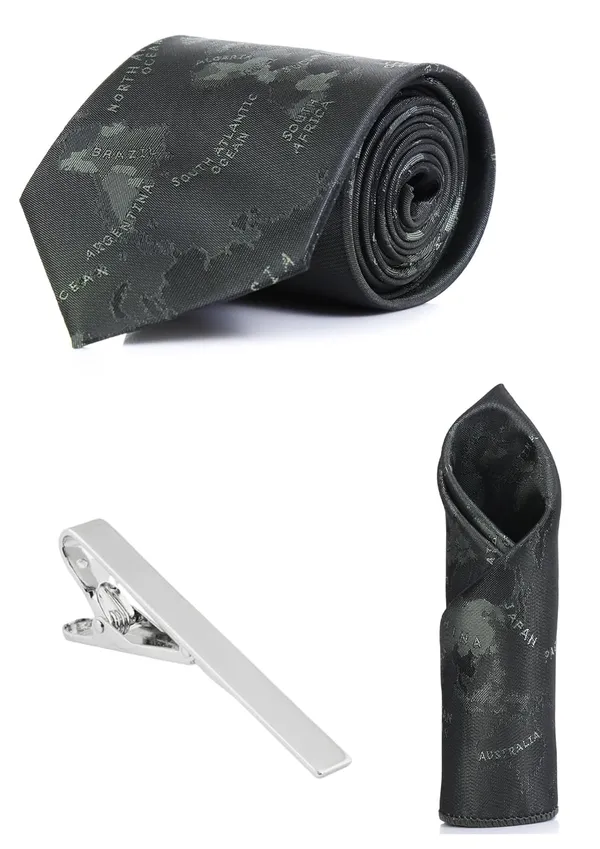 Necktie_With_Pocket_Square_&_Tiepin_Silver_Plated_Stilish_Combo_Set_For_Men