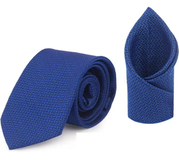 Random_Stripe_Necktie_Set_With_Pocket_Square_Lapel_Pin_Brooch_Pack_Of_3_Micro_fiber_Fabric_Self-Design_Elegant_9_Diffrent_Colors