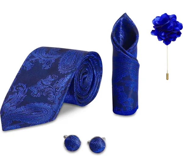 Random_Stripe_Mens_Floral_Tie_and_Lapel_Pin_Necktie_Hankerchief_Cufflinks_Set_for_Men_(pack_of_4)