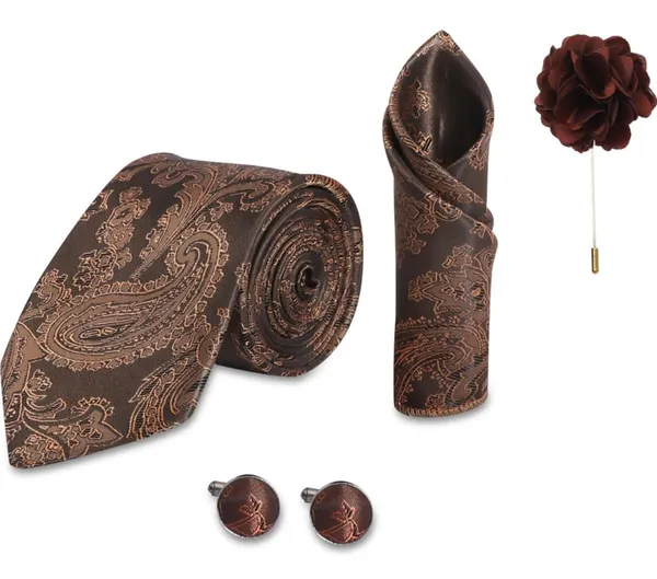 Random_Stripe_Mens_Floral_Tie_and_Lapel_Pin_Necktie_Hankerchief_Cufflinks_Set_for_Men_(pack_of_4)