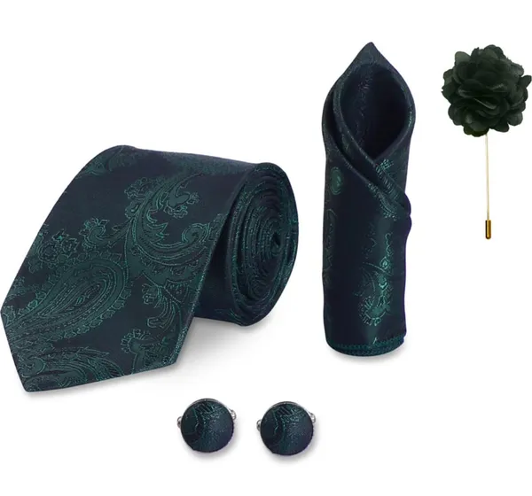 Random_Stripe_Mens_Floral_Tie_and_Lapel_Pin_Necktie_Hankerchief_Cufflinks_Set_for_Men_(pack_of_4)