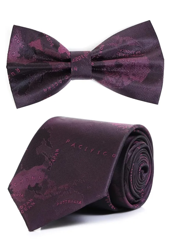 Necktie_With_Bow_Tie_Set_13_Rich_Color_Options_�_Elegant_paisley_design_available_in_13_premium_shades_to_match_any_outfit
