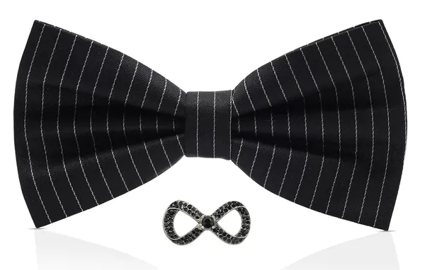 Random_Stripe_Bow_Tie_For_Men_With_Stylish_Brooch_Self-Lining_Micro_Fiber_BowTie