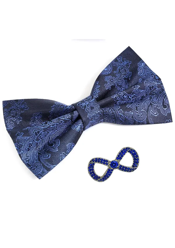 Random_Stripe_Men's_Bow_Ties_Pre-Tied_Style_Formal_Satin_Classic_Bowtie_for_Jacquard_with_Brooch
