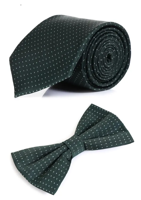 Necktie_With_Bow_Tie_Set_For_Men_Polka_Dots_9_Elegant_Shades_�_Choose_from_a_wide_range_of_13_premium_paisley_colors_to_match_every_occasion.