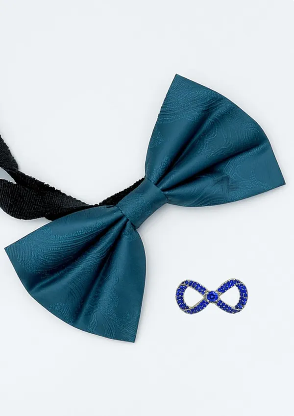 Random_Stripe_Men's_Bow_Ties_Pre-Tied_Style_Formal_Satin_Classic_Bowtie_for_Jacquard_with_Brooch