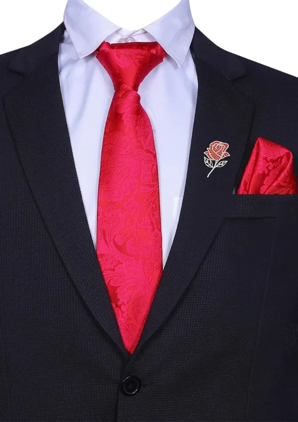 Men_Premium_Necktie_Set_with_Matching_Pocket_Square_&_Rose_Brooch_�_9_Elegant_Color_Options_|_Formal_Combo