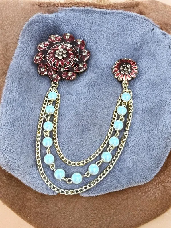 Brooches_Pin_for_Men_Shirts_Collar_Chain_Brooch_Pin_Lapel_Stick_(Red)