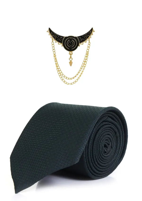 Classic_Men_Necktie_with_Brooch_|Premium_Textured_Tie_for_Wedding,_Party_&_Office_|_9_Elegant_Colors