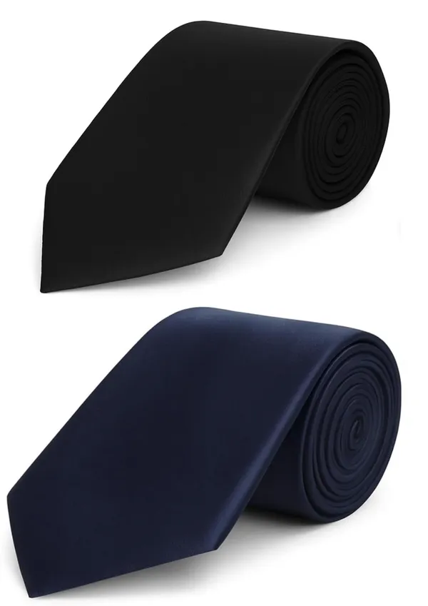 Necktie_For_Men_Plain_Silky_and_Smooth_Tie_Two_Different_Colors