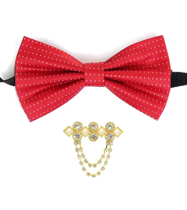 9_Colors_Bow_Tie_with_Premium_Brooch_Combo_|_Adjustable_Neck_Bow_Tie_for_Men