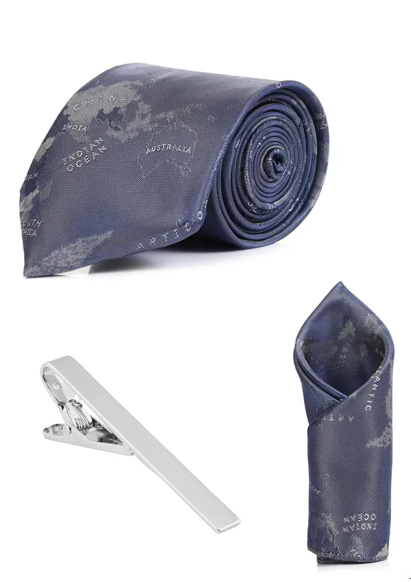 Necktie_With_Pocket_Square_&_Tiepin_Silver_Plated_Stilish_Combo_Set_For_Men