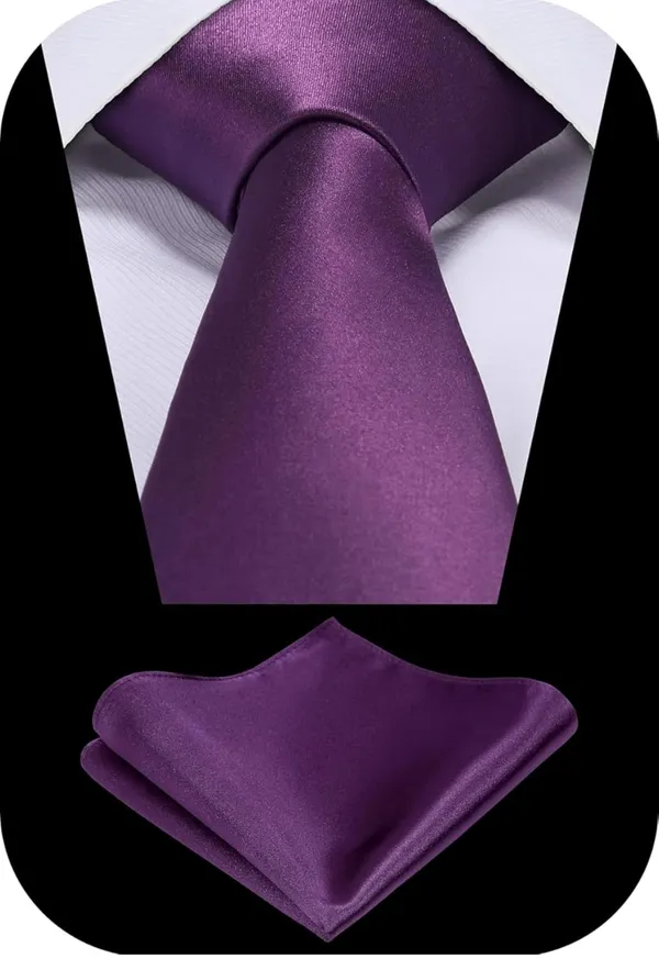 Random_Stripe_Solid_Satin_Woven_Tie_dyed_Color_Formal_Black_Necktie_and_Pocket_Square_Sets_in_Gift_Box