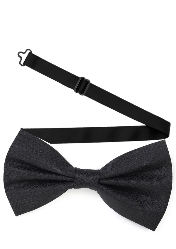 Men_Premium_Designer_Bow_Tie_with_Dual_Chain_&_Gemstone_Brooch_|_Adjustable_Pre-Tied_Bow_Tie