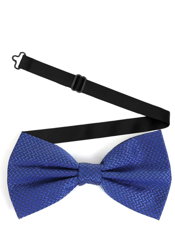 Men_Premium_Designer_Bow_Tie_with_Dual_Chain_&_Gemstone_Brooch_|_Adjustable_Pre-Tied_Bow_Tie