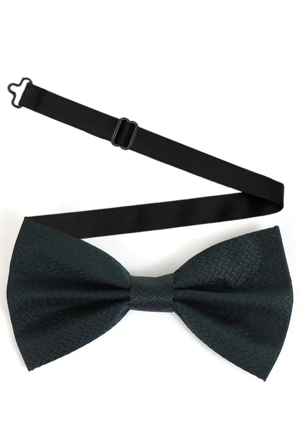 Men_Premium_Designer_Bow_Tie_with_Dual_Chain_&_Gemstone_Brooch_|_Adjustable_Pre-Tied_Bow_Tie