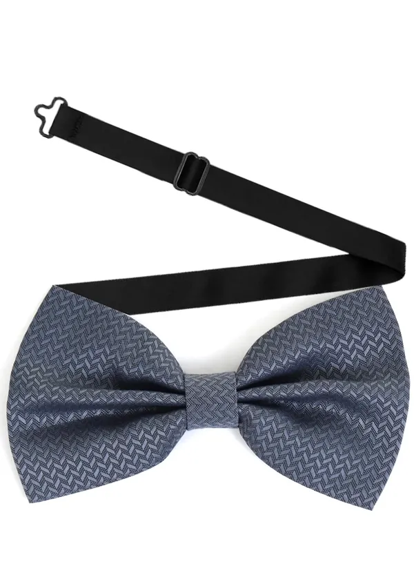 Men_Premium_Designer_Bow_Tie_with_Dual_Chain_&_Gemstone_Brooch_|_Adjustable_Pre-Tied_Bow_Tie