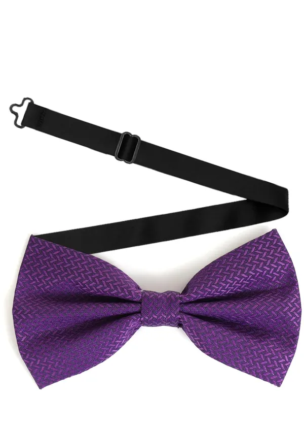 Men_Premium_Designer_Bow_Tie_with_Dual_Chain_&_Gemstone_Brooch_|_Adjustable_Pre-Tied_Bow_Tie
