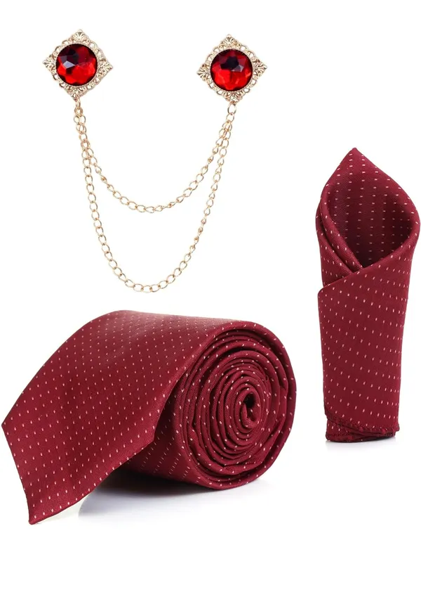 Random_Stripe_Men_Necktie_Gift_Set_(9_Colors)_Tie,_Pocket_Square_&_Brooch_with_Chain_|_Formal