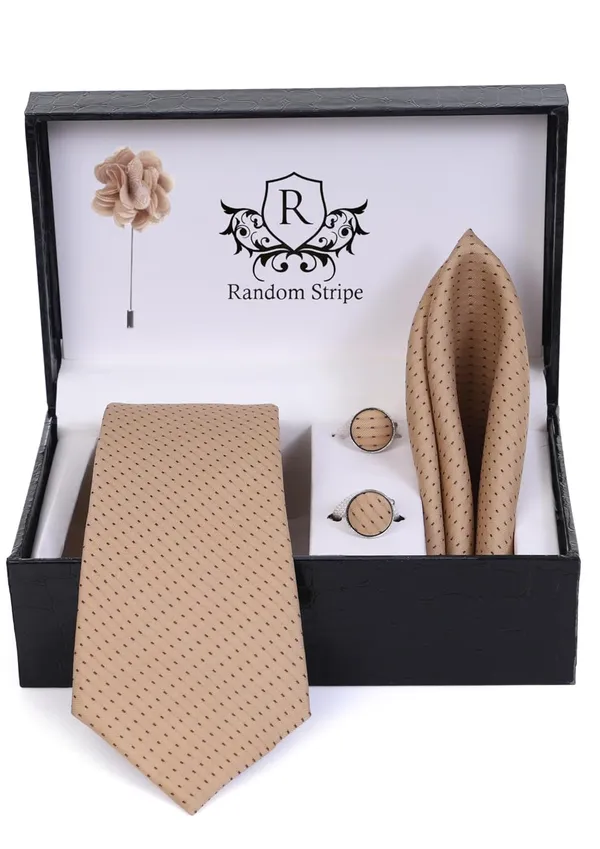 Random_Stripe_Premium_Necktie_Gift_Set_for_Men_Tie,_Pocket_Square,_Cufflinks_&_Brooch_Formal_Wear_(9_Colors)