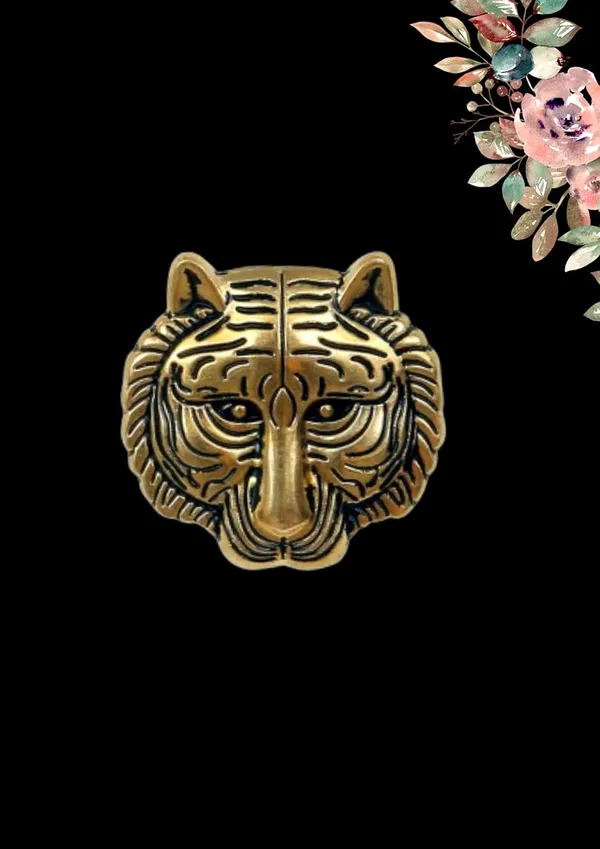 Voxon_Tiger_Head_Brooch_Pins._Gold_Silver_Animal_Lapel_Pin,Charm_Lion_Coat_Collar_Brooch_for_Men_Suit_Pin_(Gold)