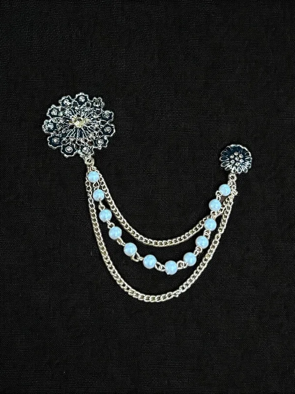 Chain_Brooch_Laple_Pin_for_Men_Suits,_Metal_Suit_Stud,_Shirt_Studs,_Suit_Accessories_for_Men_Women_on_Wedding,Anniversary,Dinner_Parties._(Black)